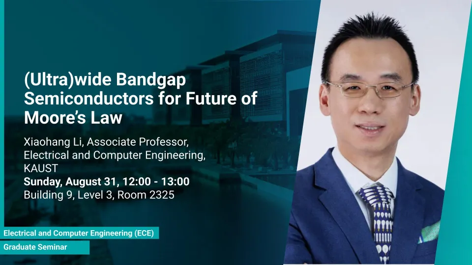 KAUST-CEMSE-ECE-Graduate-Seminar-Xiaohang-Li-Ultra-wide-Bandgap-Semiconductors-for-Future-of-Moore’s-Law
